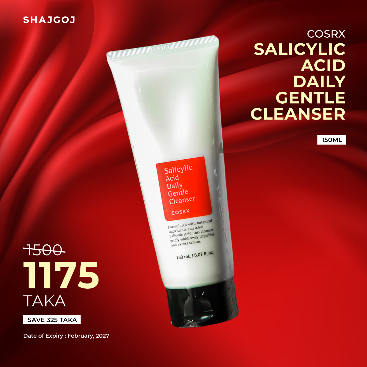 Cosrx Salicylic Acid Daily Gentle Cleanser