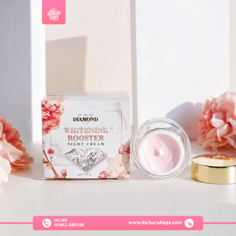 Diamond Whitening Booster Night Cream - 15g